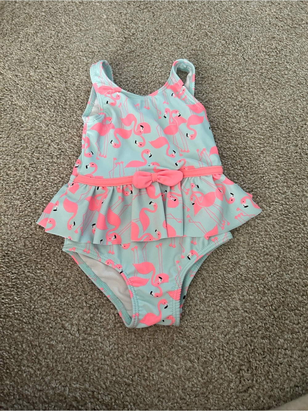 Carters 12 Month Flamingo Swimsuit